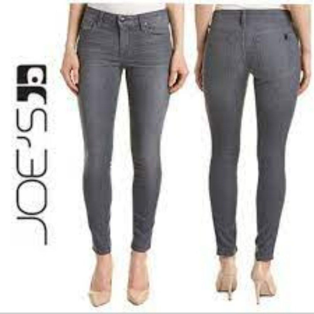 JOES JEANS THE SKINNY HIGH WAIST SKINNY JEANS IN GRAY WITH STRETCH SIZE 27
